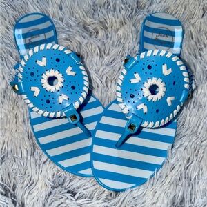 Jack Rogers Striped Jelly Sandals